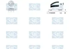 Комплект ремня ГРМ TK1008 SALERI SIL