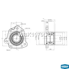 Ступица KRAUF WBK1070DU