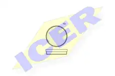 Тормозные колодки дисковые ICER 180125
