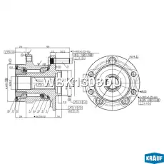 Ступица KRAUF WBK1303DU