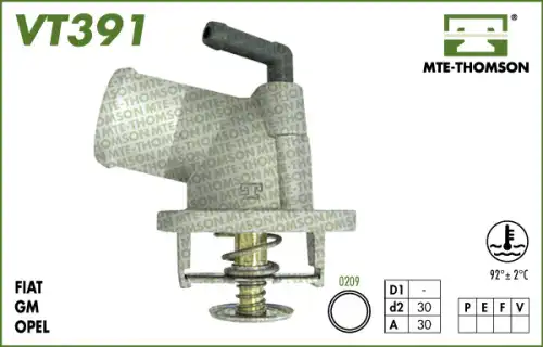 Термостат системы охлаждения MTE-THOMSON VT391