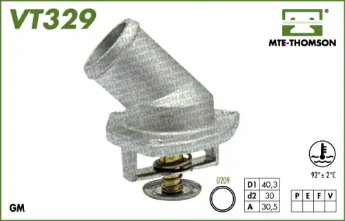 Термостат системы охлаждения MTE-THOMSON VT329