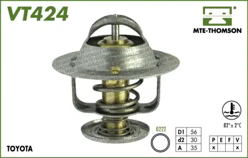 Термостат системы охлаждения MTE-THOMSON VT424