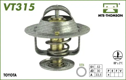 Термостат системы охлаждения MTE-THOMSON VT315
