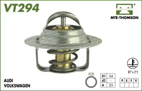 Термостат системы охлаждения MTE-THOMSON VT294