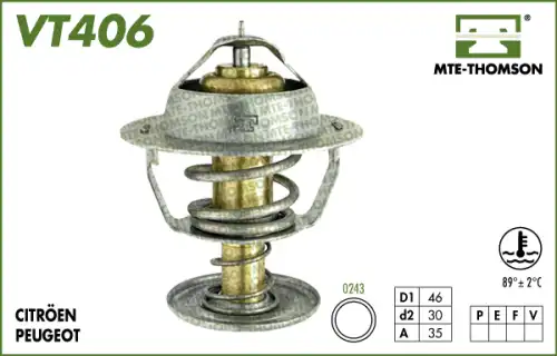 Термостат системы охлаждения MTE-THOMSON VT406