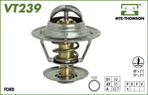 Термостат системы охлаждения MTE-THOMSON VT239