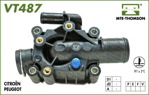 Термостат системы охлаждения MTE-THOMSON VT487