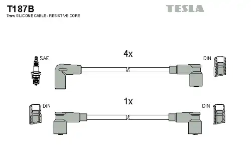 ignition cables T187B TESLA