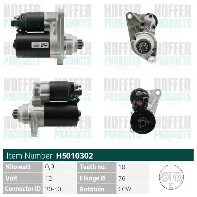 Стартер HOFFER H5010302