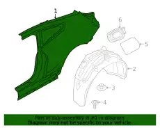 Крыло BMW 41008083531