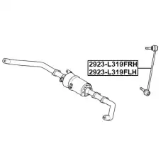Тяга стабилизатора FEBEST 2923-L319FLH