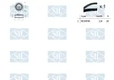 Комплект ремня ГРМ TK1140 SALERI SIL