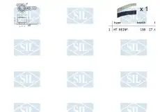 Комплект ремня ГРМ TK1371 SALERI SIL