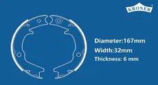 Тормозные колодки дисковые KRONER K002078
