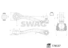Рычаг подвески SWAG 33 10 4577