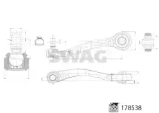 Рычаг подвески SWAG 33 10 4578