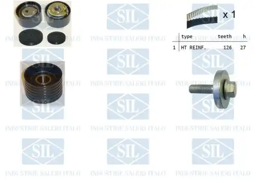 Комплект ремня ГРМ TK1278 SALERI SIL