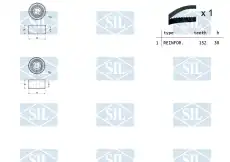 Комплект ремня ГРМ TK1023 SALERI SIL