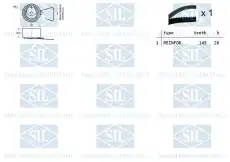 Комплект ремня ГРМ TK1154 SALERI SIL