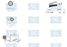 Комплект ремня ГРМ TK1289 SALERI SIL