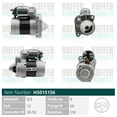 Стартер HOFFER H5015156