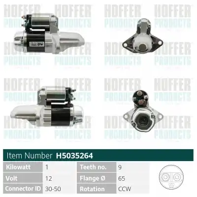 Стартер HOFFER H5035264