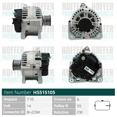 Генератор HOFFER H5515105P