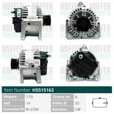 Генератор HOFFER H5515163P