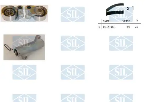 Комплект ремня ГРМ TK1271 SALERI SIL