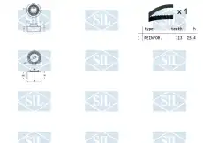 Комплект ремня ГРМ TK1359 SALERI SIL
