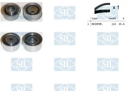 Комплект ремня ГРМ TK1359 SALERI SIL