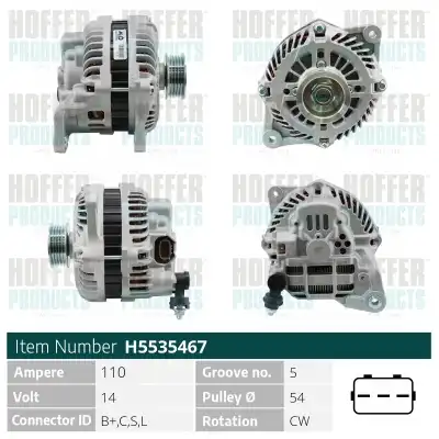 Генератор HOFFER H5535467