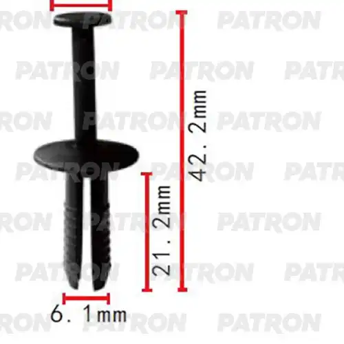 Клипса пластмассовая P37-2026 PATRON