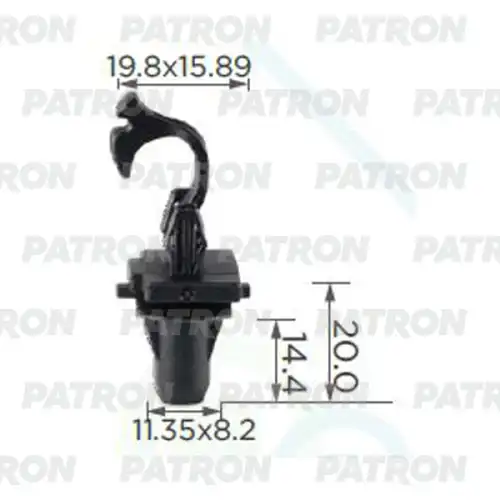 P37-1379 Крепеж (клоп) PATRON