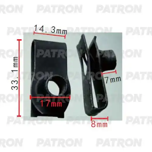 P37-2231 Клипса крепежная PATRON