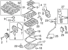 Фильтр масляный VAG 6L115562B