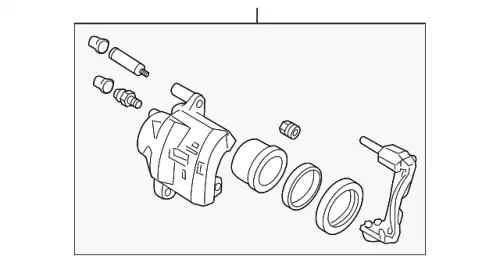 Суппорт дискового тормоза BPYK3361XB MAZDA