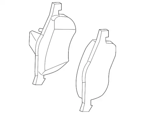 Тормозные колодки дисковые VOLVO 30793799
