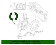Тормозные колодки барабанные MITSUBISHI MB618915