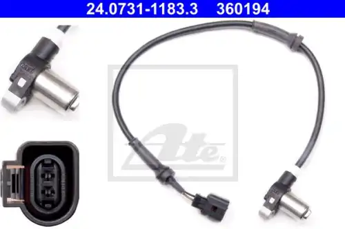 Датчик ABS ATE 24.0731-1183.3