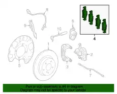 Тормозные колодки дисковые MB 000 420 99 04
