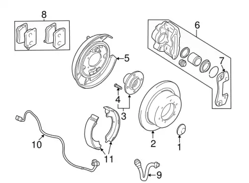 Суппорт тормозной MITSUBISHI MR955066