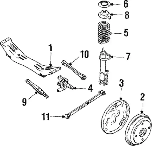 Тормозной барабан MAZDA B21626251