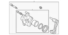 Тормозной суппорт GJZE3398ZC MAZDA