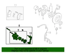 Тормозной суппорт GJZE3398ZC MAZDA