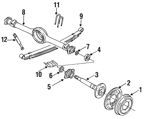 Тормозной барабан S08326251C MAZDA
