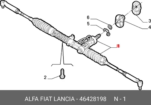 Рулевая рейка FIAT 46428198