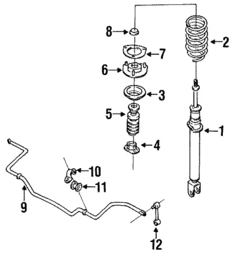 Тяга стабилизатора MAZDA H38034170C