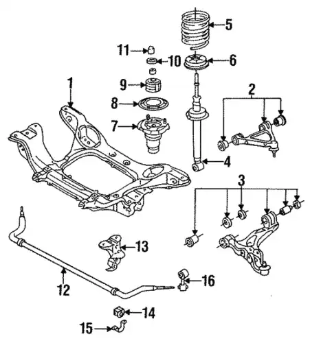 Тяга стабилизатора MAZDA FD013417X